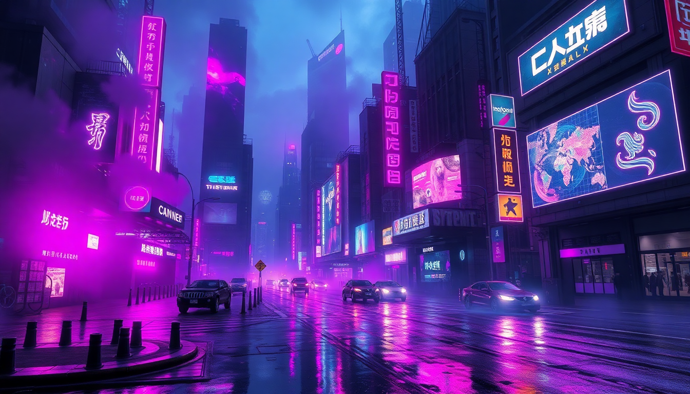 Cyberpunk city