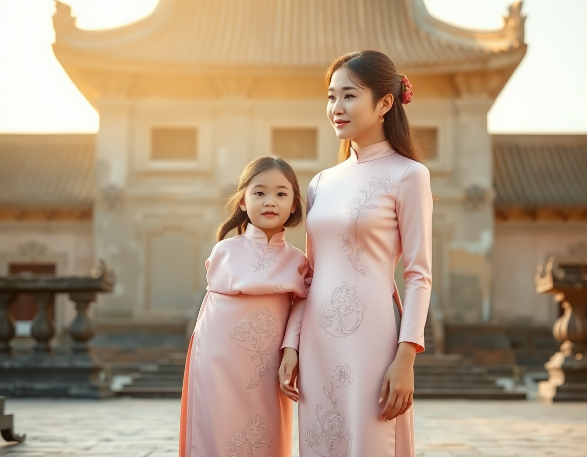 Áo Dài Mẹ & Bé 1