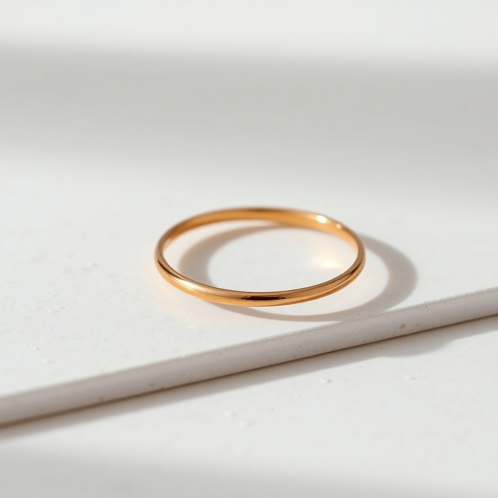 Bague Stack Or Rose