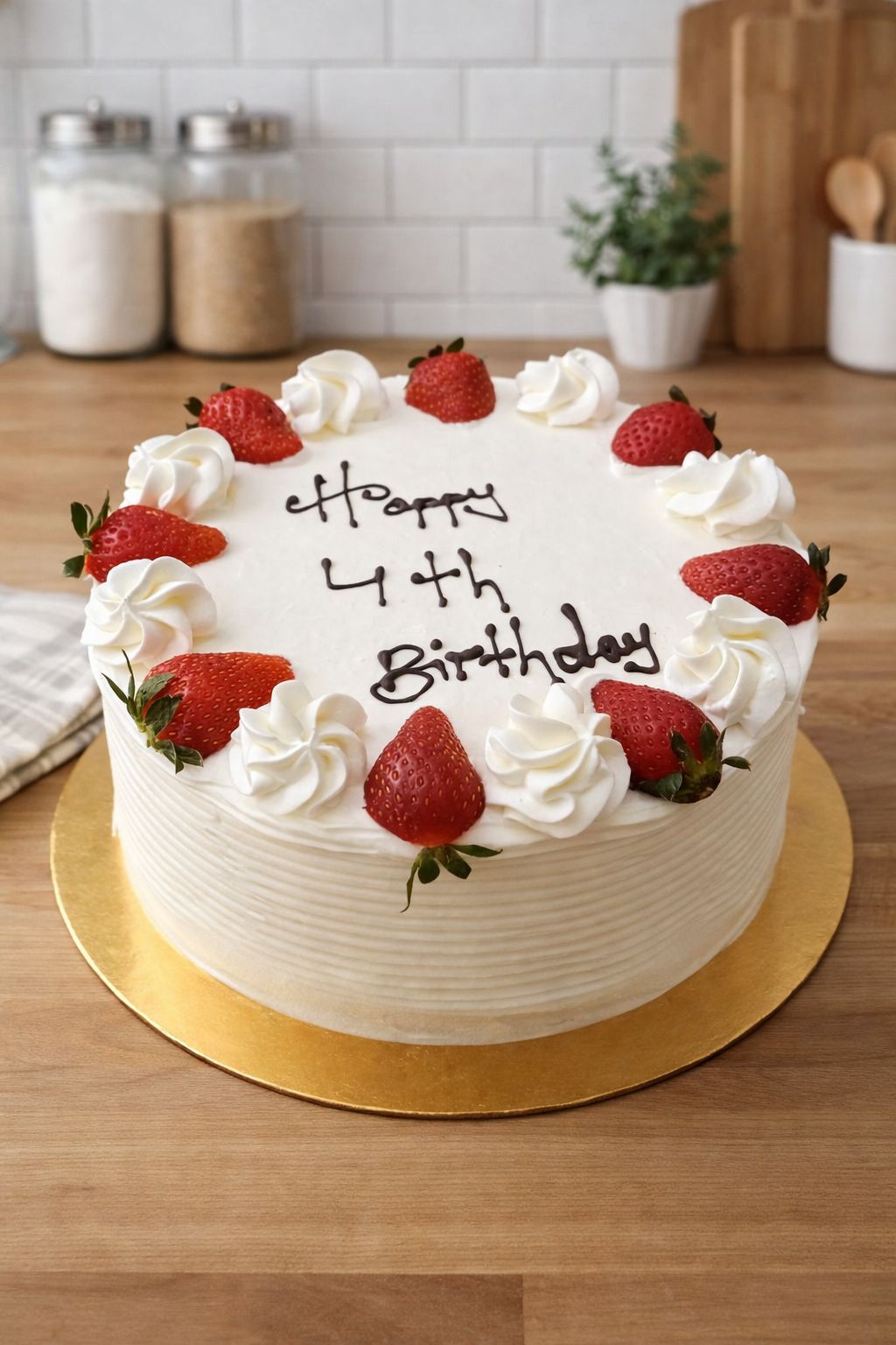 Strawberry Vanilla Cake (1.2 kg)