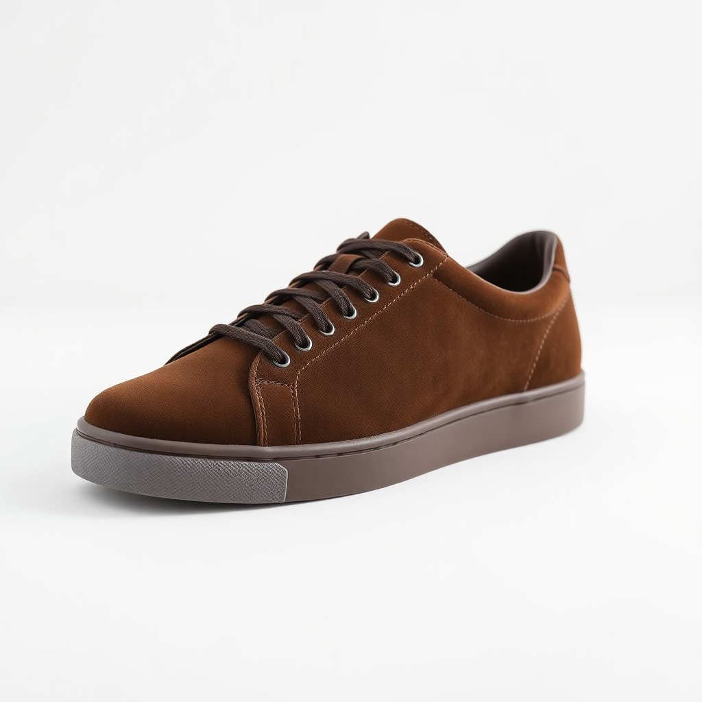 01 / Suede Low-Top Sneaker