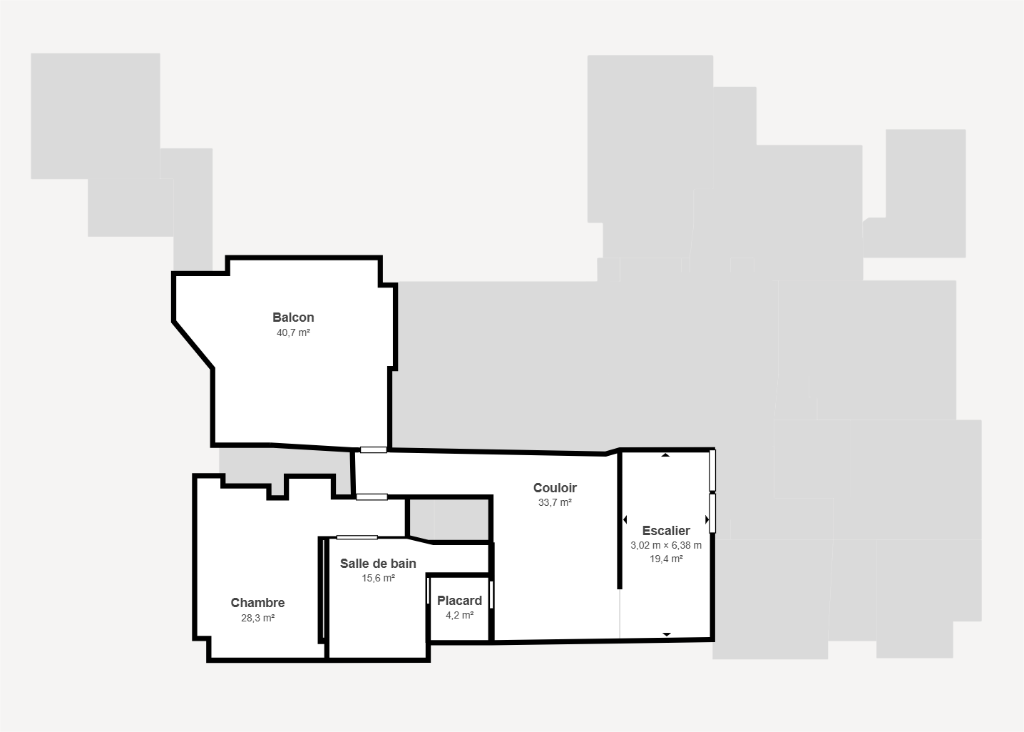 Plan 2D floor 3 — Homenity Virtual