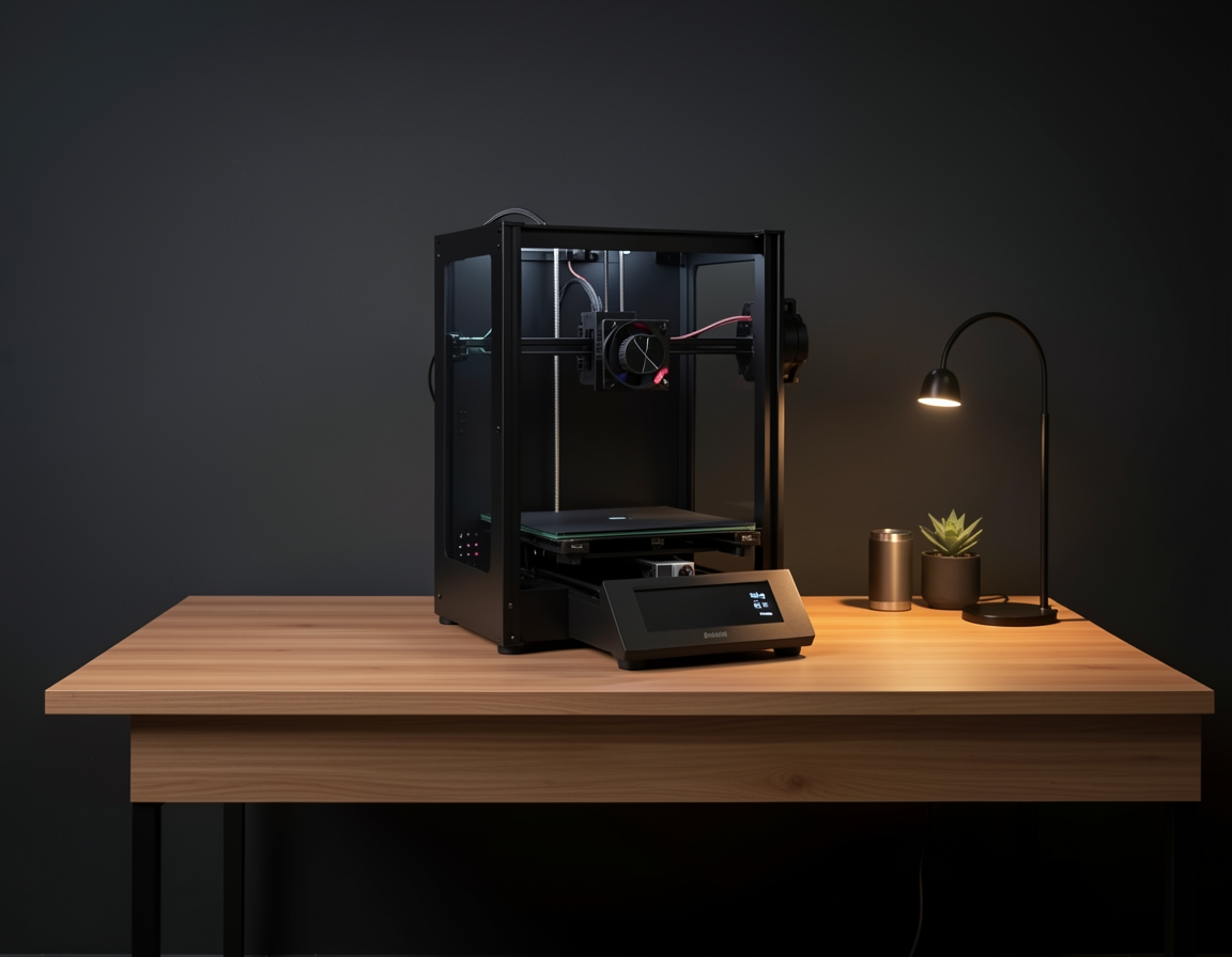 Modern desk setup