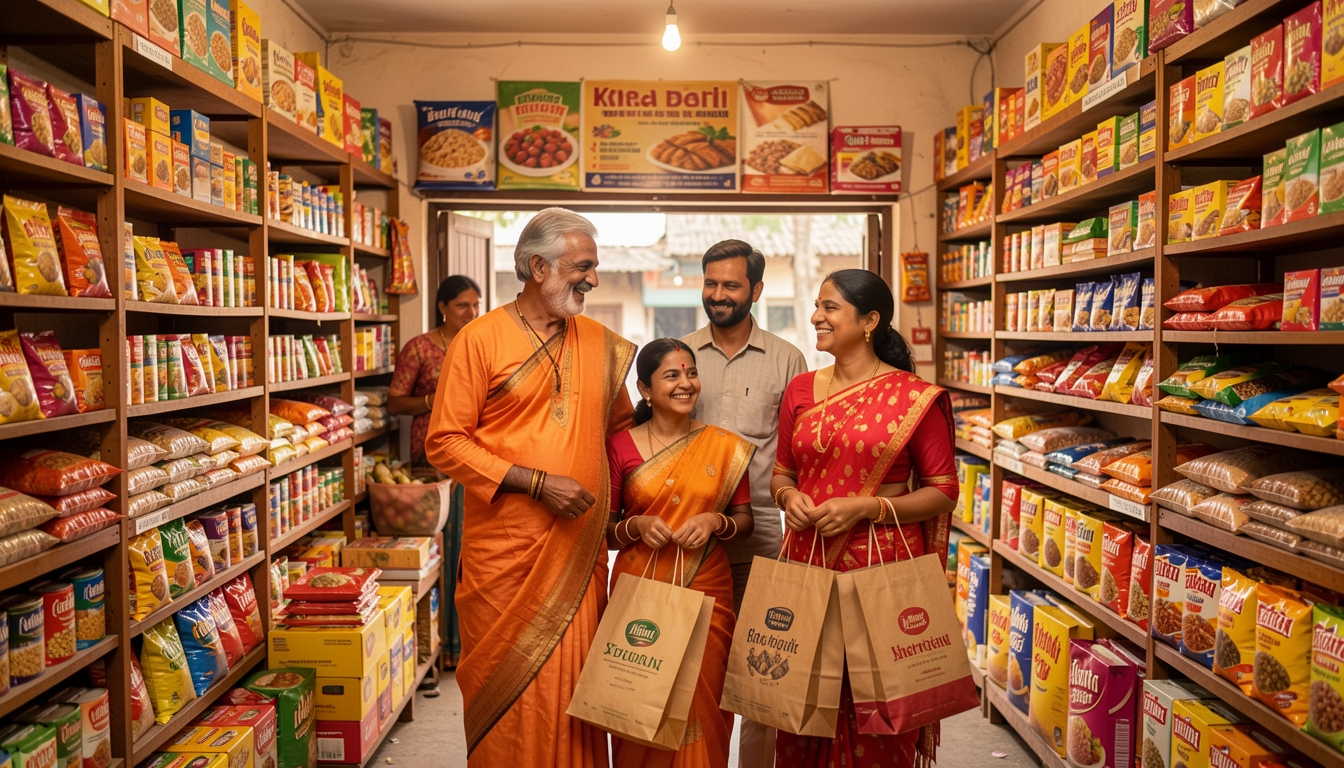 RSPSA Retail India - Happy Indian family shopping