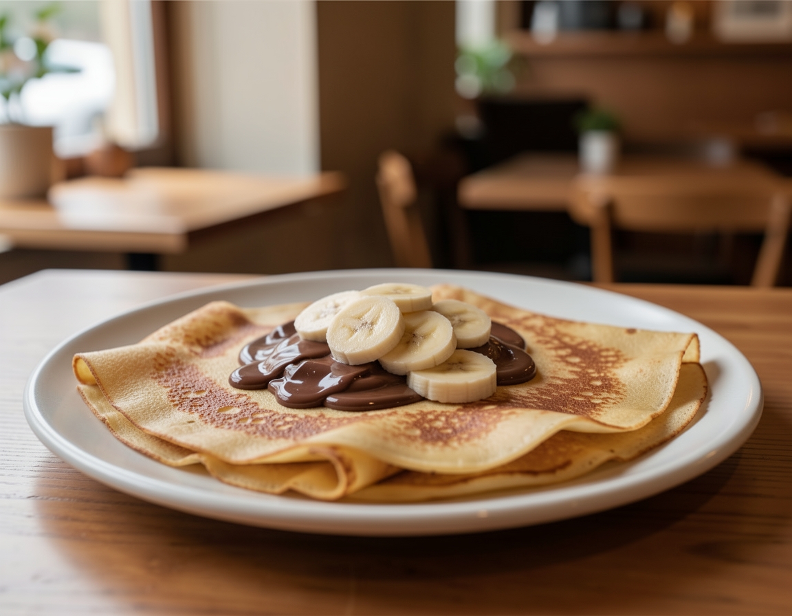 Hand-folded crepe
