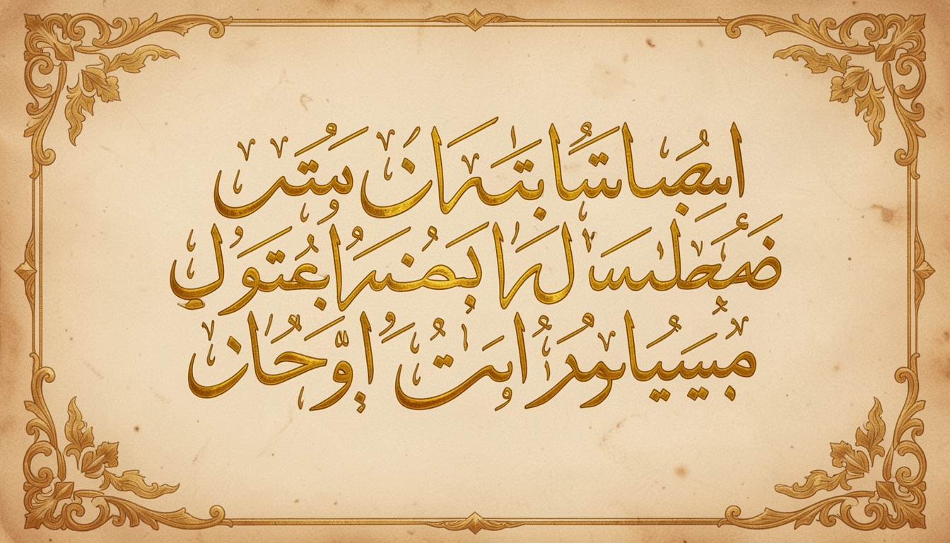 Yasin signature calligraphy