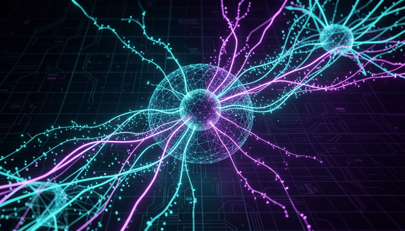 AUTOREEL AI neural engine visualization