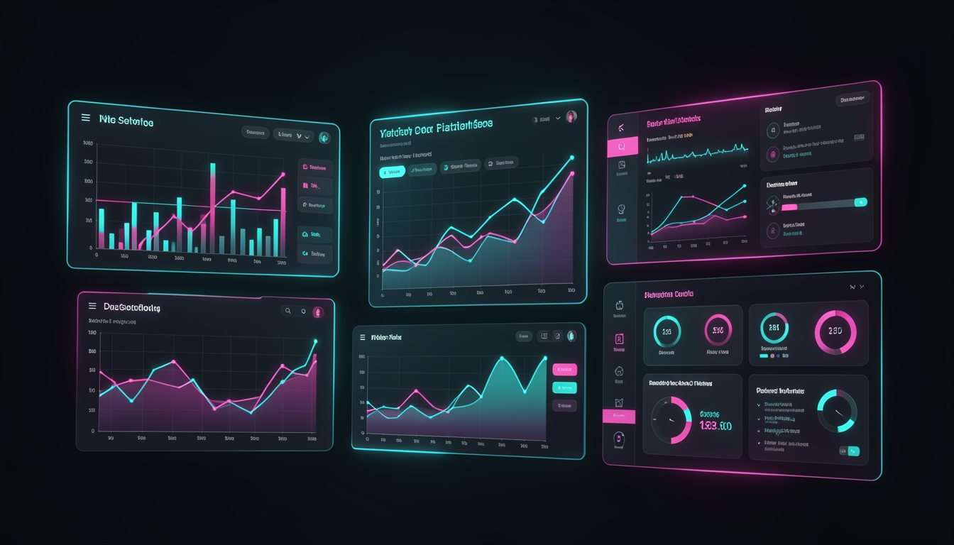 AUTOREEL AI analytics dashboard preview