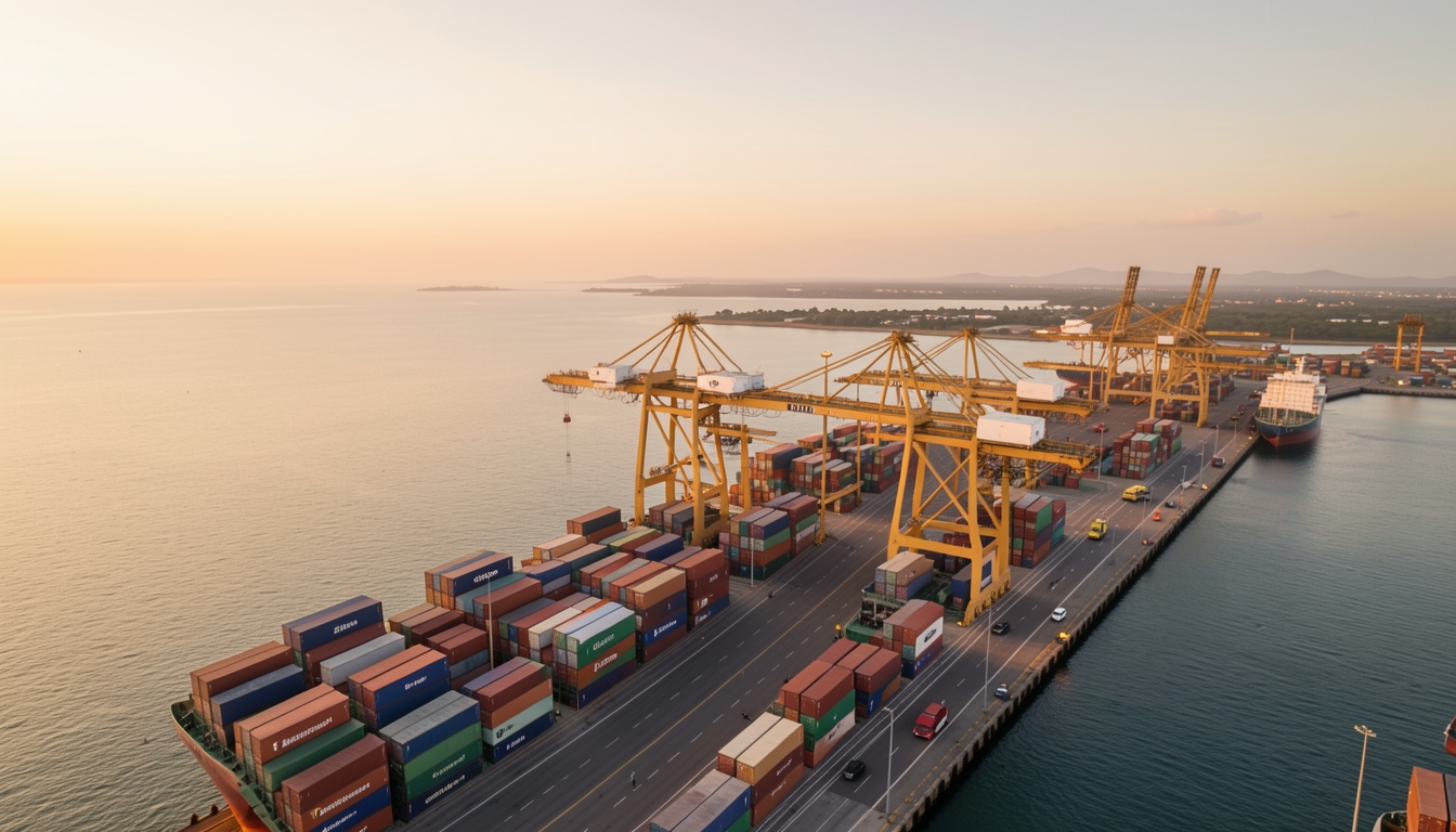 Douala port logistics operations