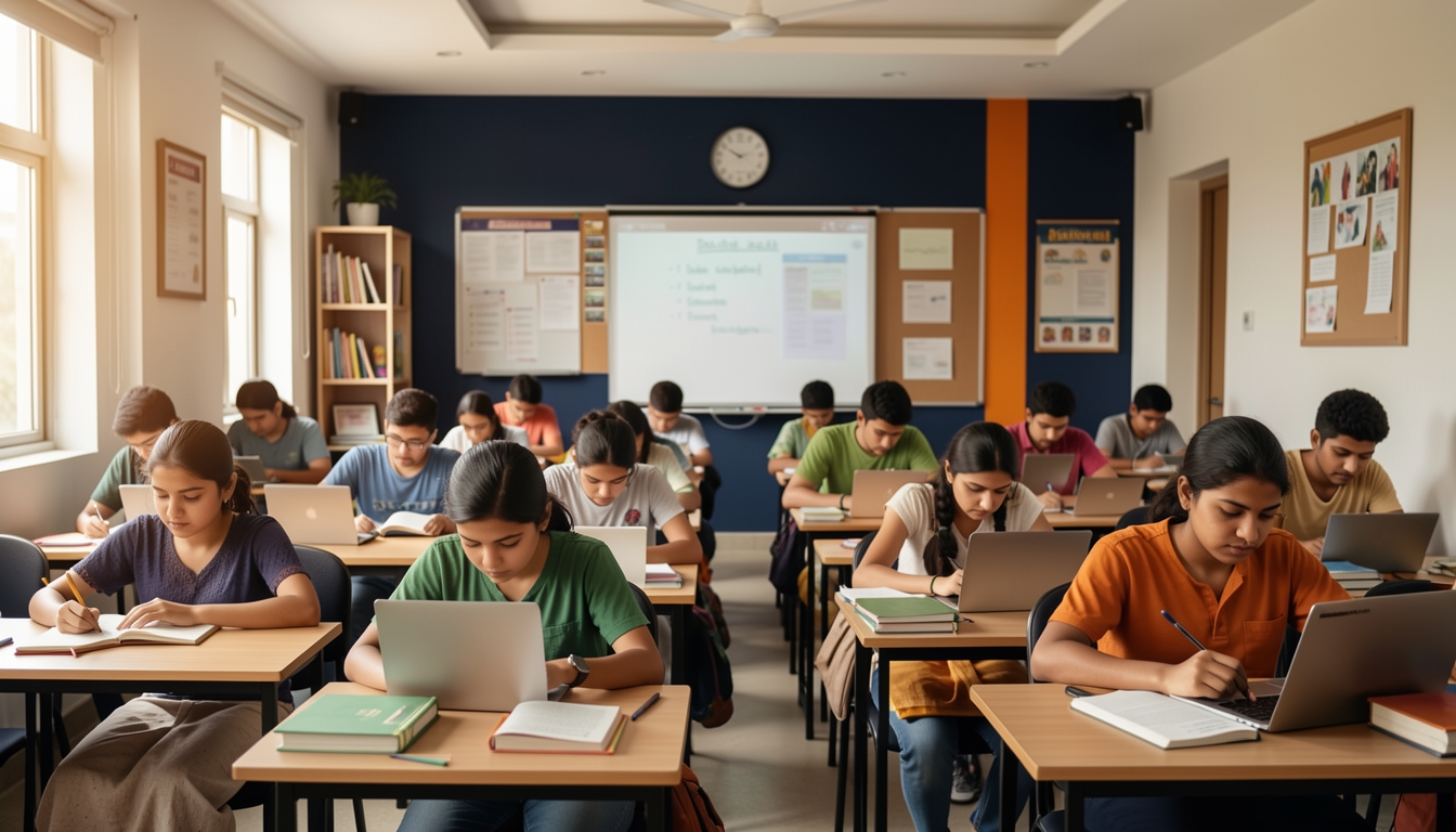 Students learning at Apex Learning Centre Nashik
