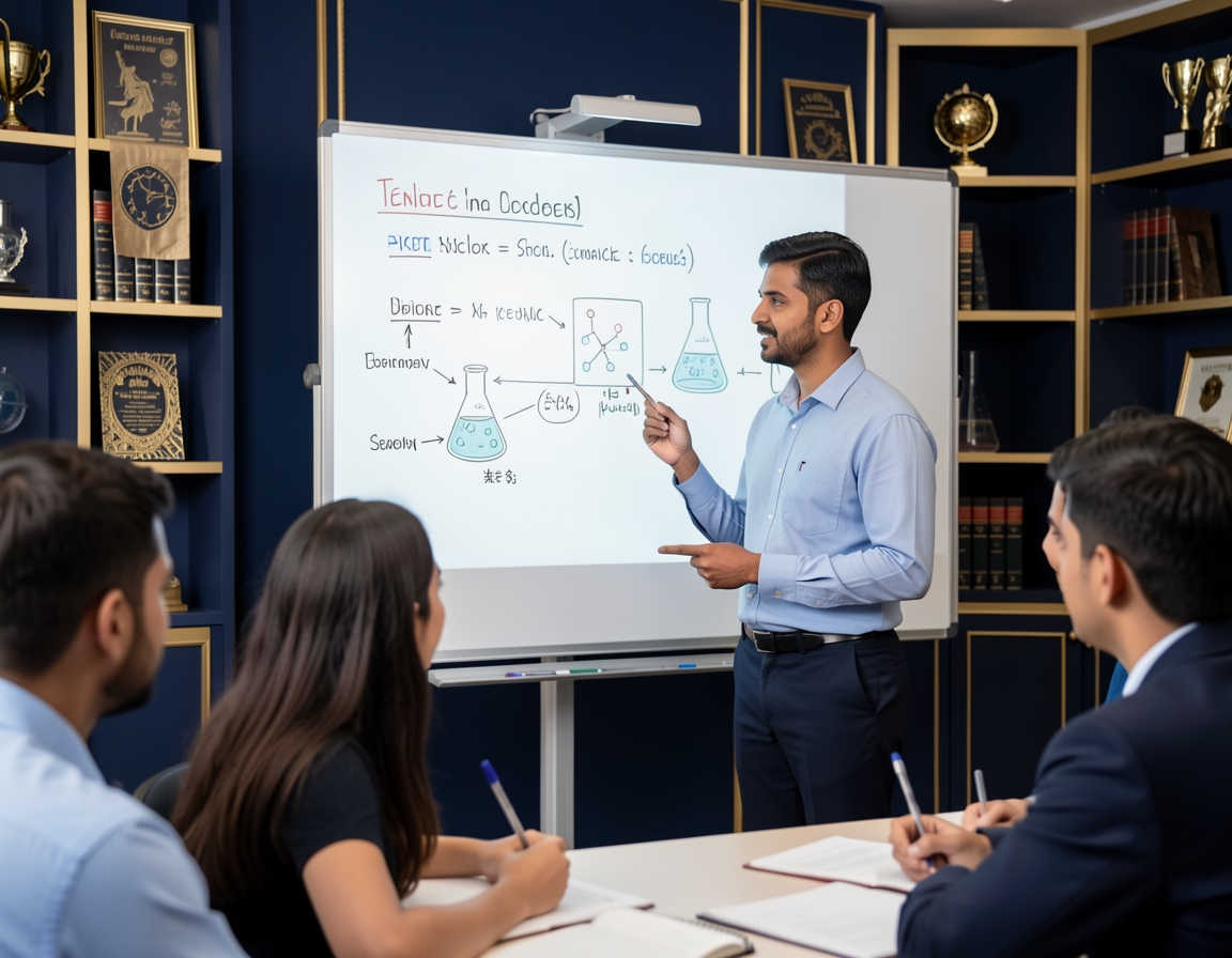 Expert faculty teaching at Apex Learning Centre