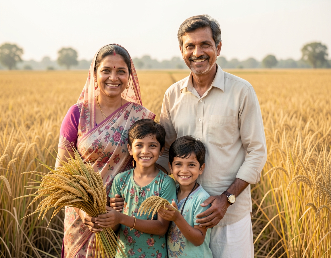 The Gowda Family, Foxtail & Little Millet farmer