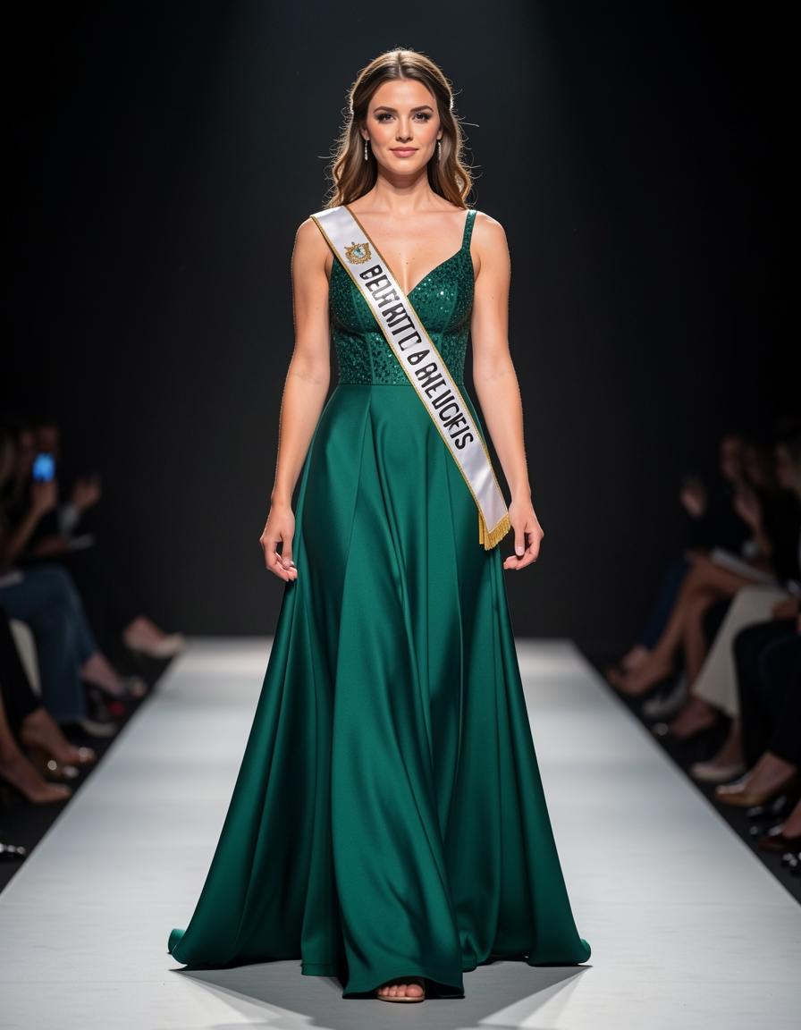 Teen Miss on stage