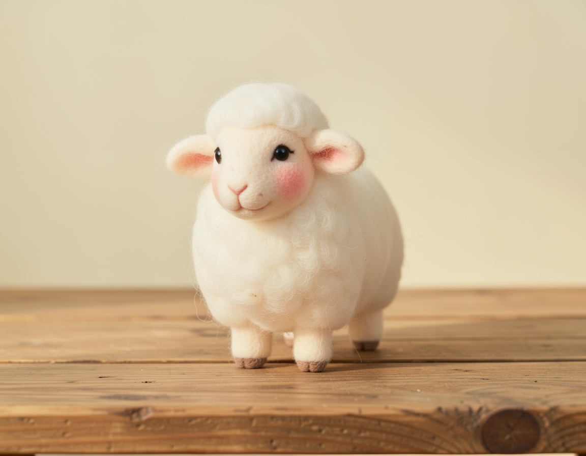 Animalitos de fieltro hechos a mano por SGm artesanías en lana
