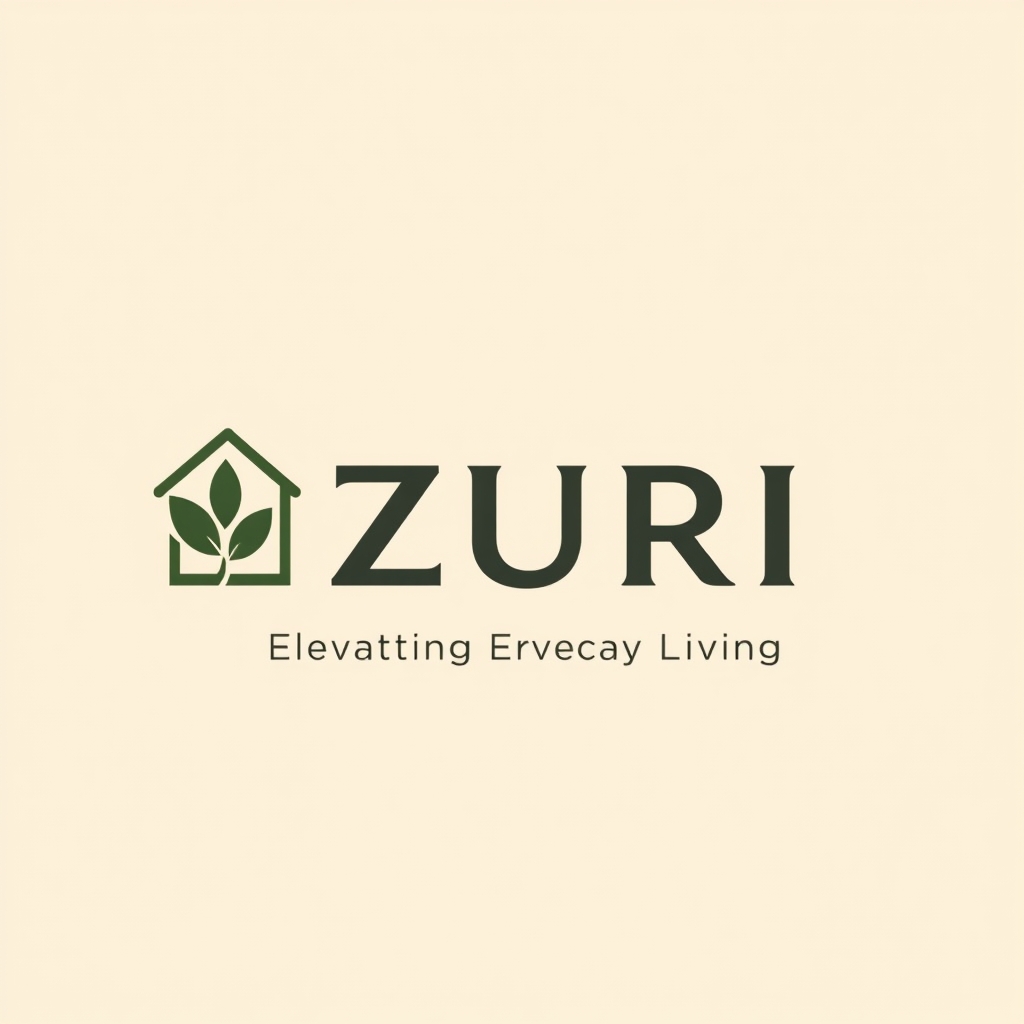 Zuri Living primary logo lockup