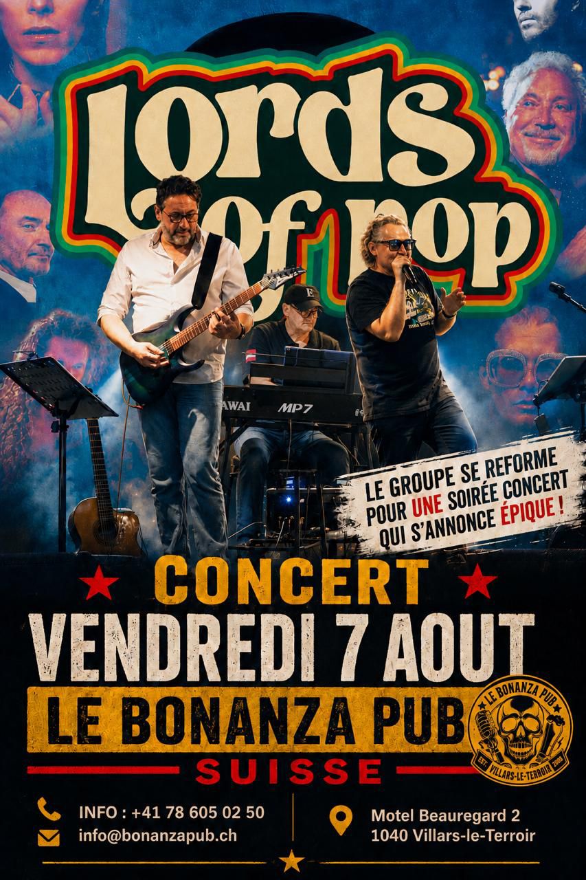 Lords of Pop - Concert Rock/Pop au Bonanza Pub