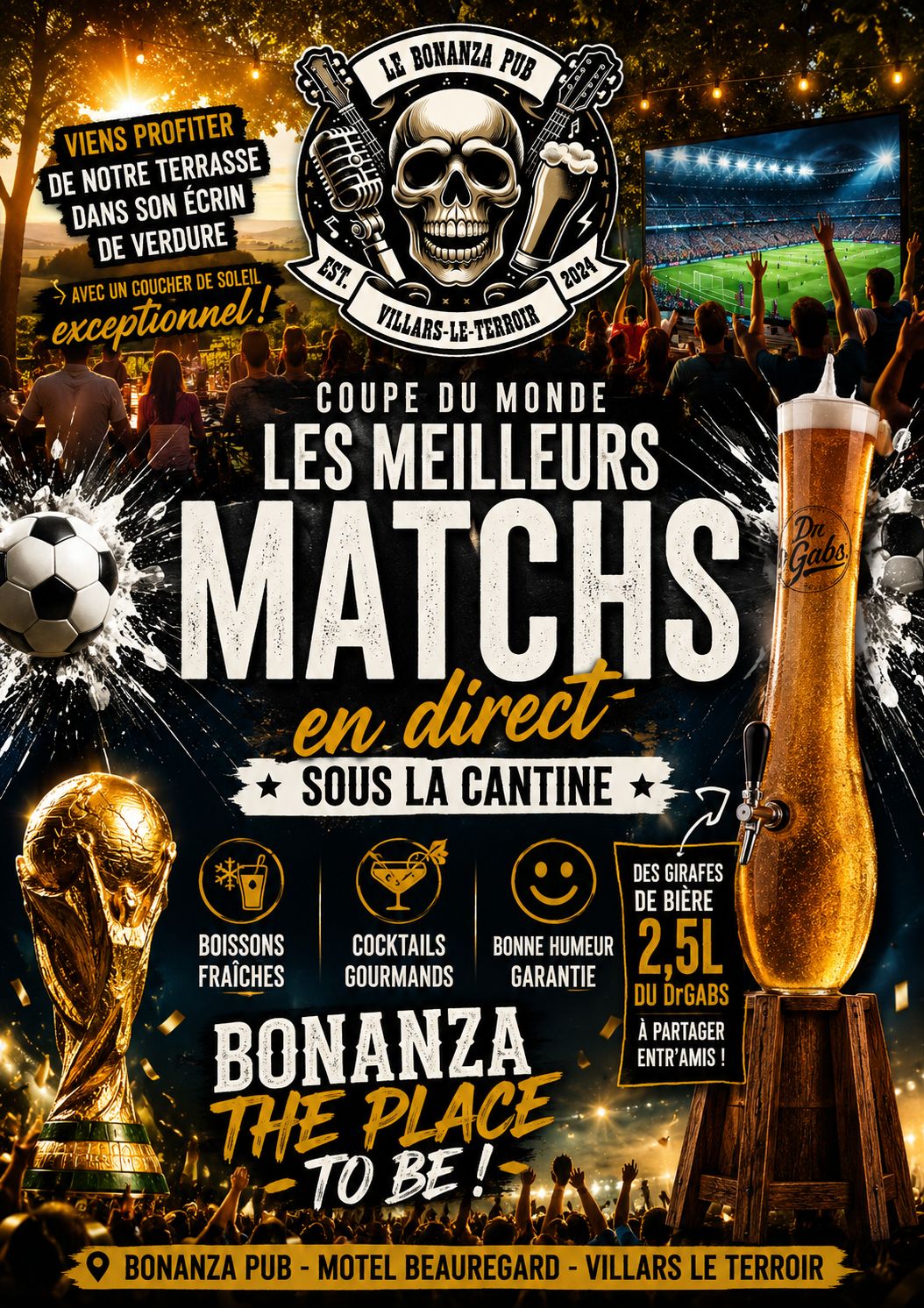 Coupe du Monde 2026 au Bonanza Pub