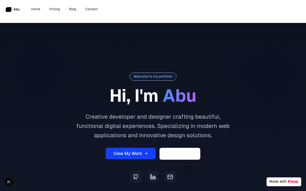 vibrant-chinchilla-peek website example