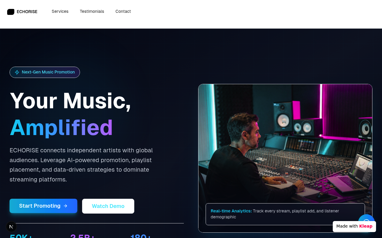Project Name website example