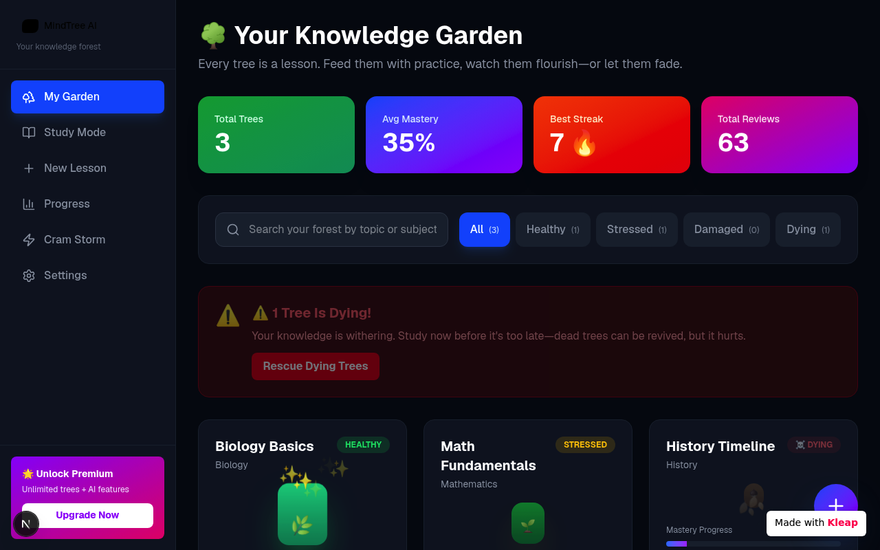 App Idea website example