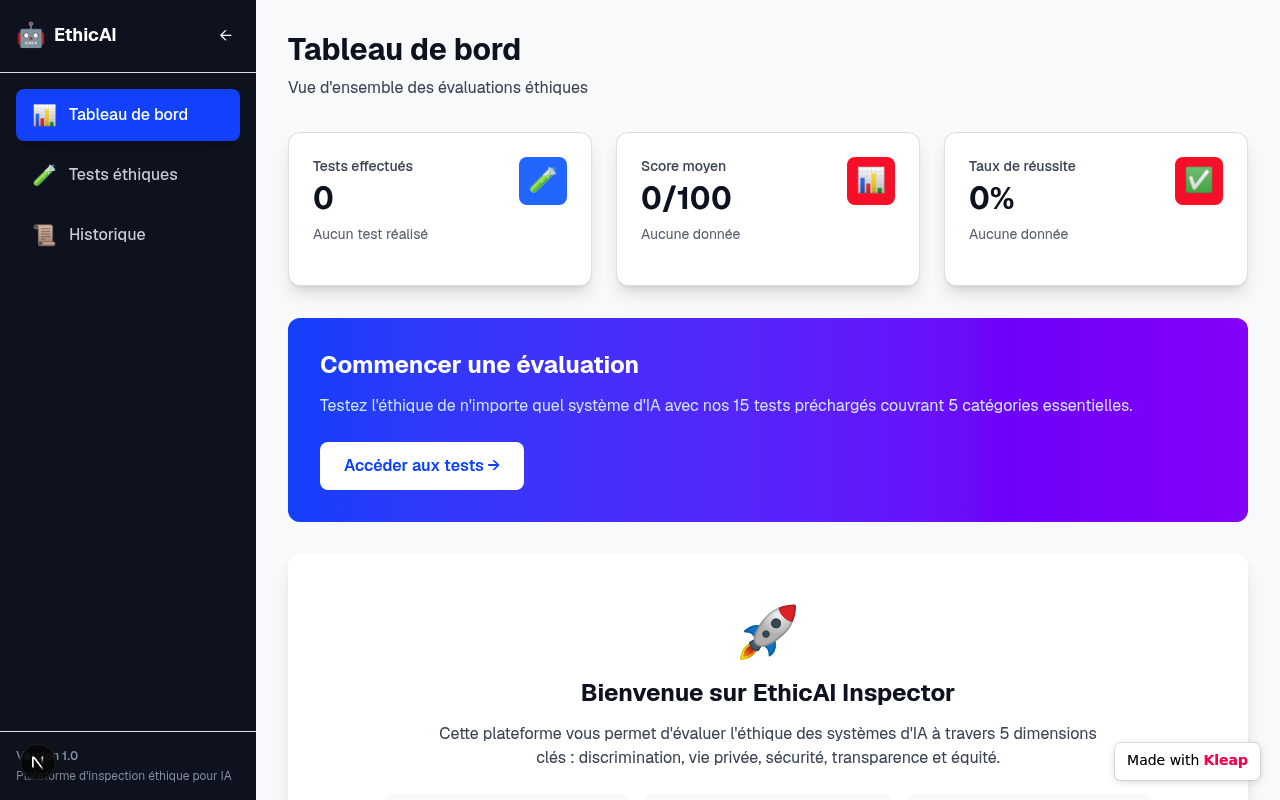 inspection éthique pour les systèmes d website example