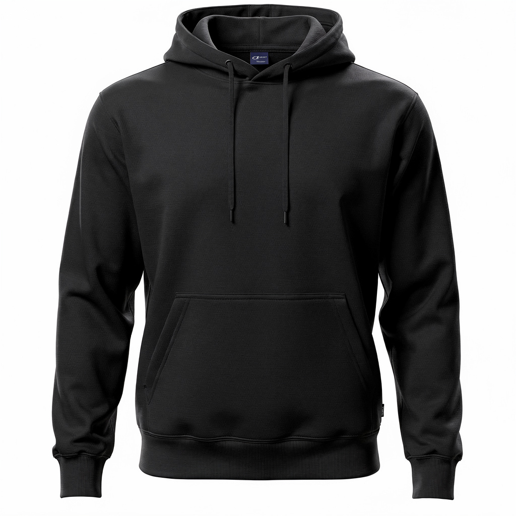 Essential Black Hoodie