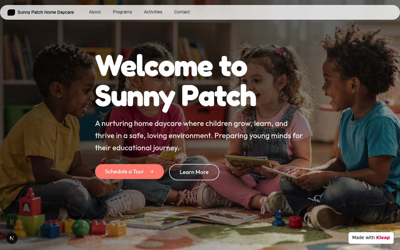 Pre website example
