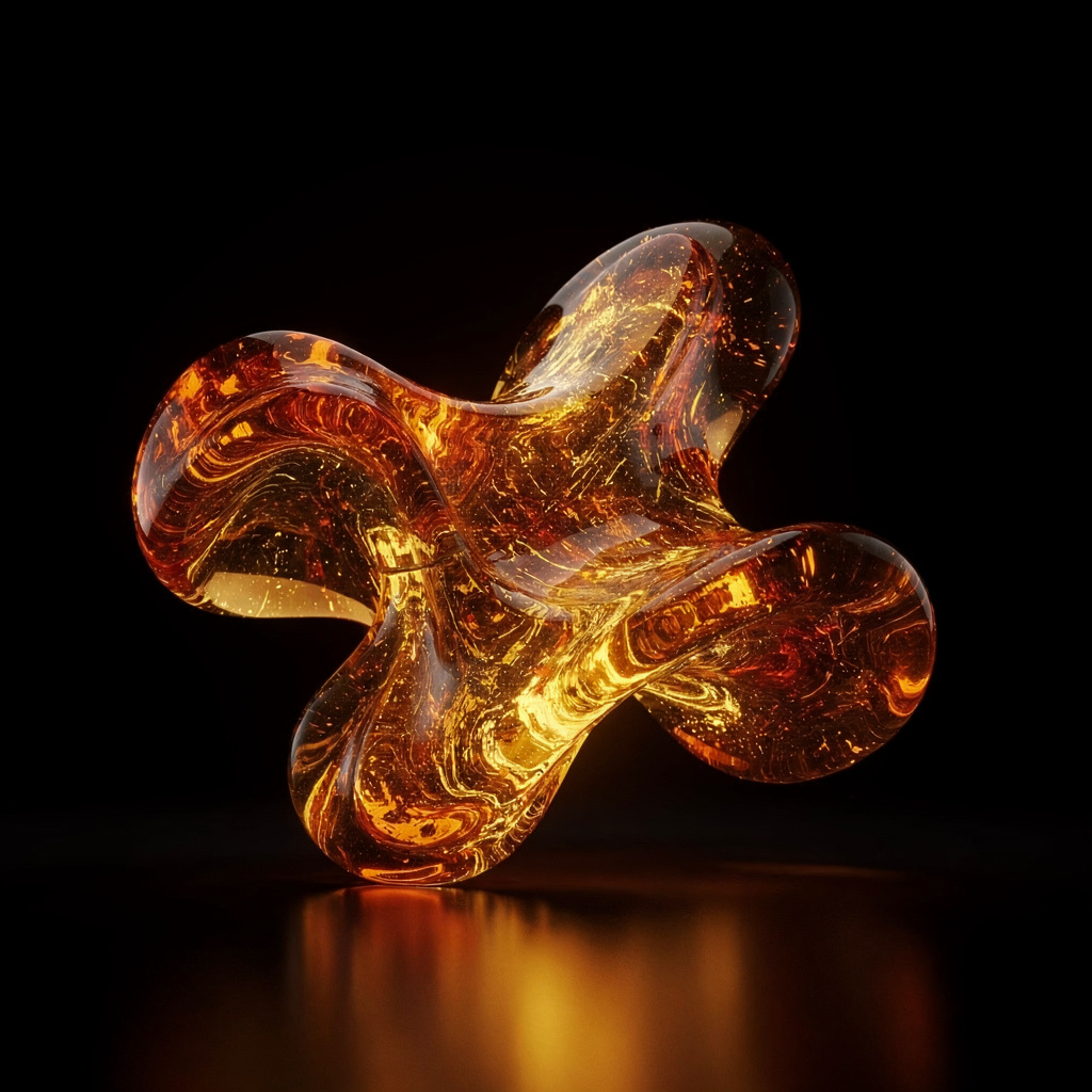 Obsidian 3D Sculpture