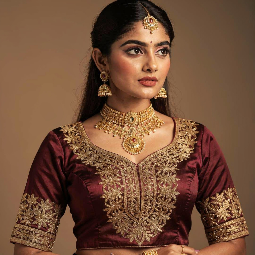 Ethnic blouse craftsmanship