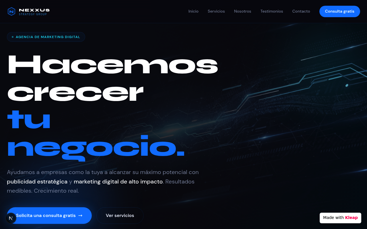 Solicita una consulta gratis website example