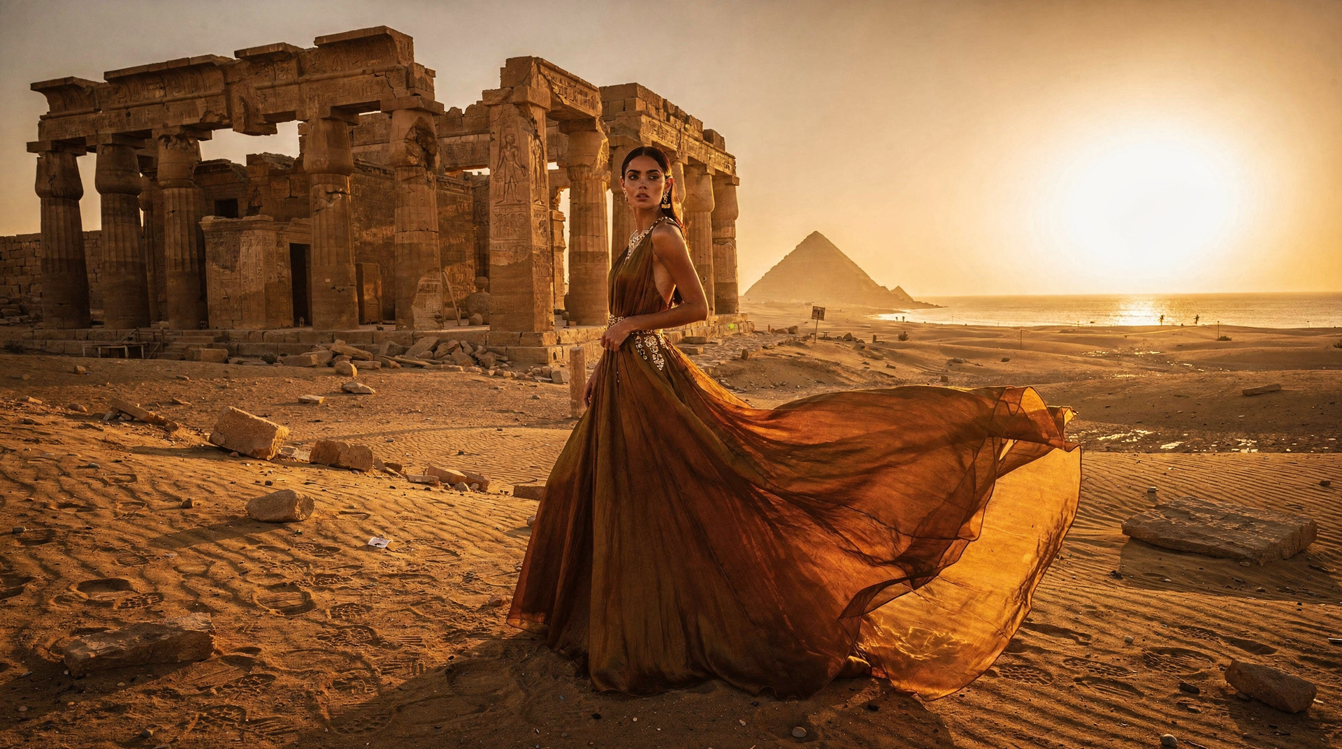 Foreign model in Egypt