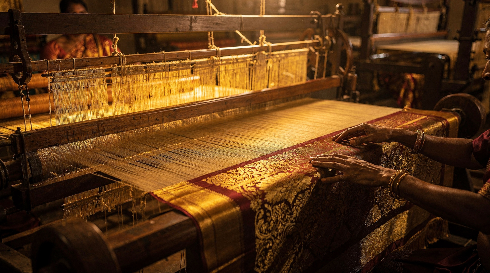 Mysore Silk Weaving
