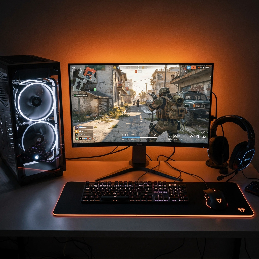 Gaming PC setup