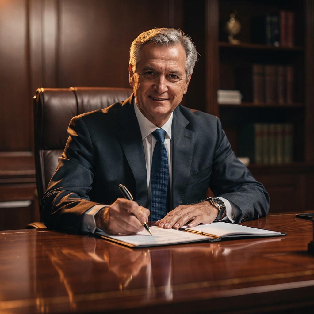 Attorney at work