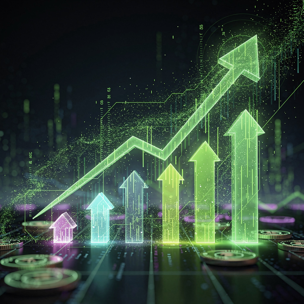 Smart money growth visualization