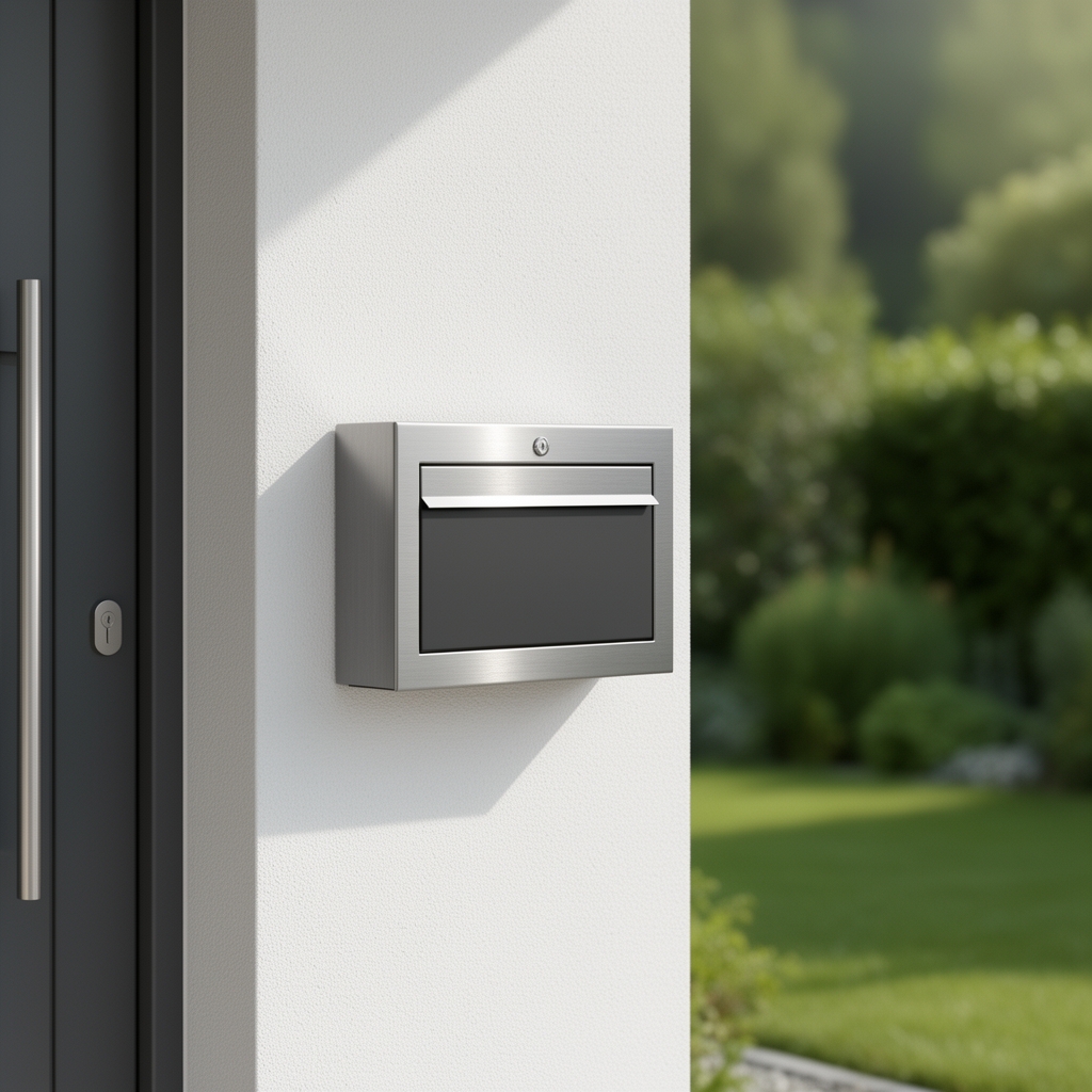 Boîte aux lettres sur mesure conforme à la norme postale, fabriquée et posée en Suisse romande par Helvabox