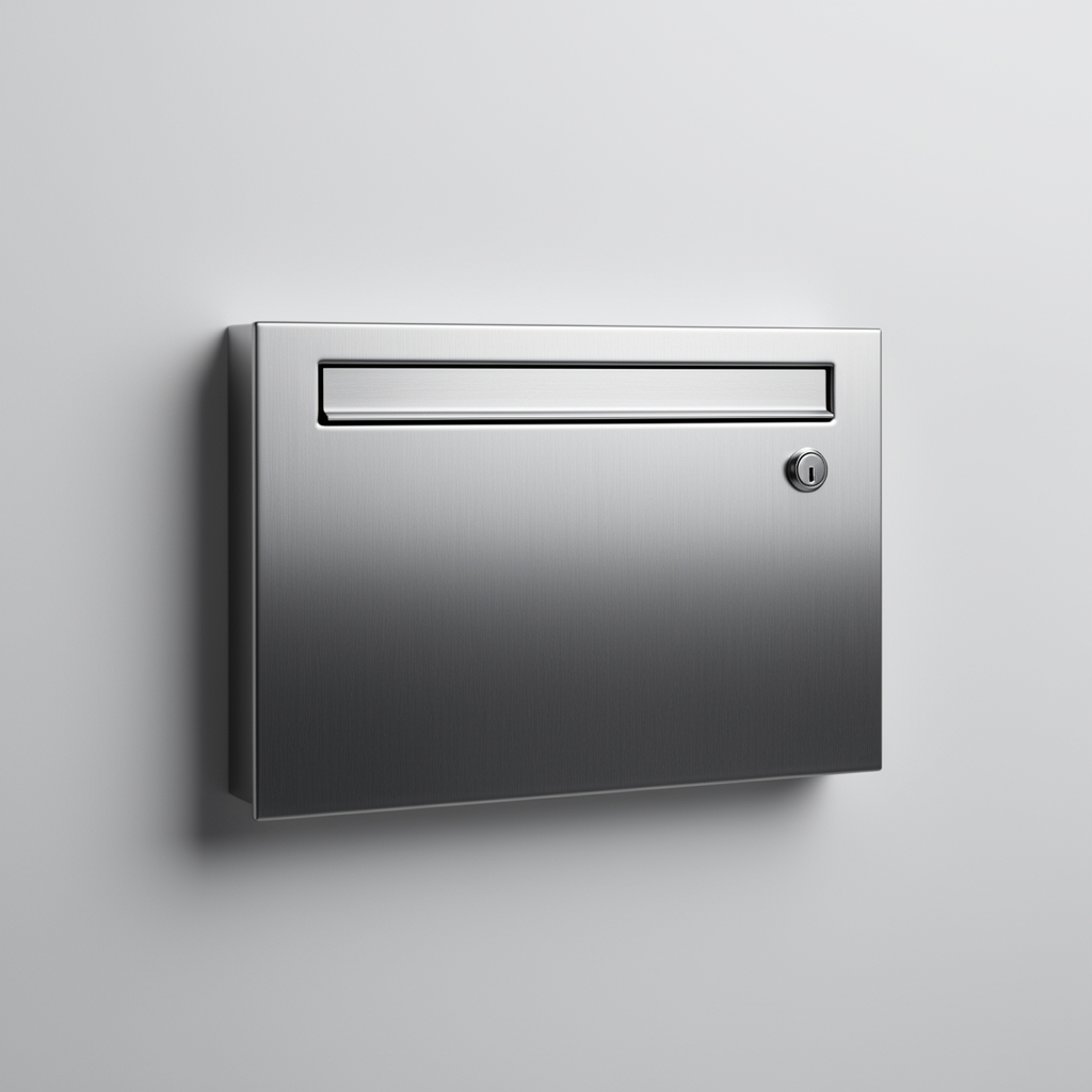 Fabrication d'une boîte aux lettres en inox sur mesure dans l'atelier suisse Helvabox